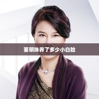 董明珠养了多少小白脸，董明珠私人生活不公开